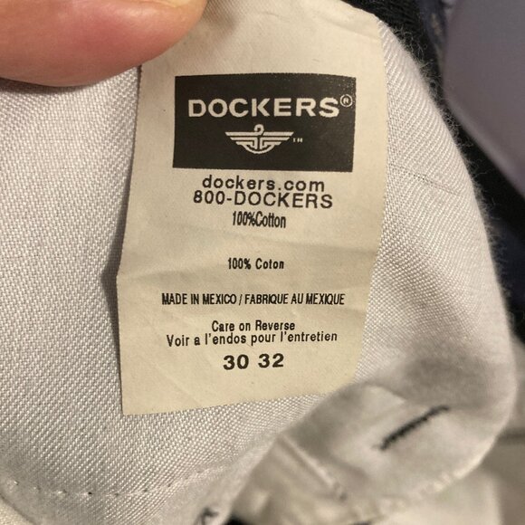 NEW Men's Black Dockers Original Khaki Relaxed Fit, 30x32 - Picture 5 of 7